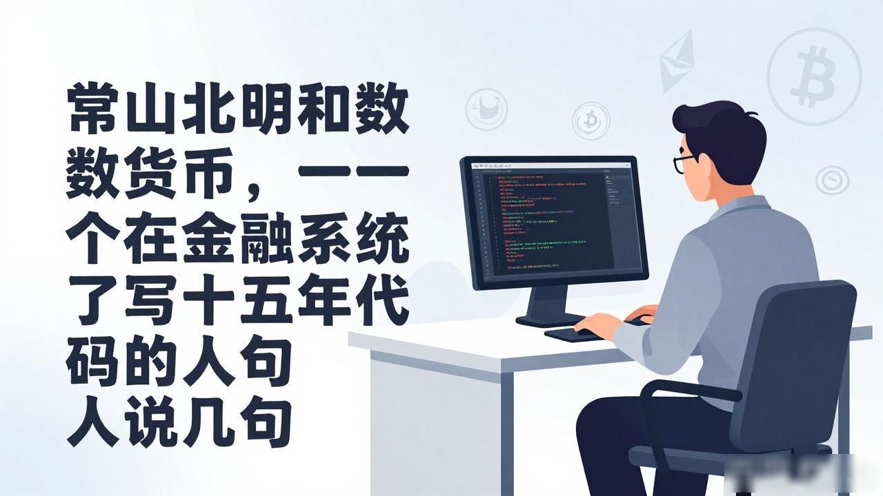 常山北明和数字货币，一个在金融系统写了十五年代码的人说几句